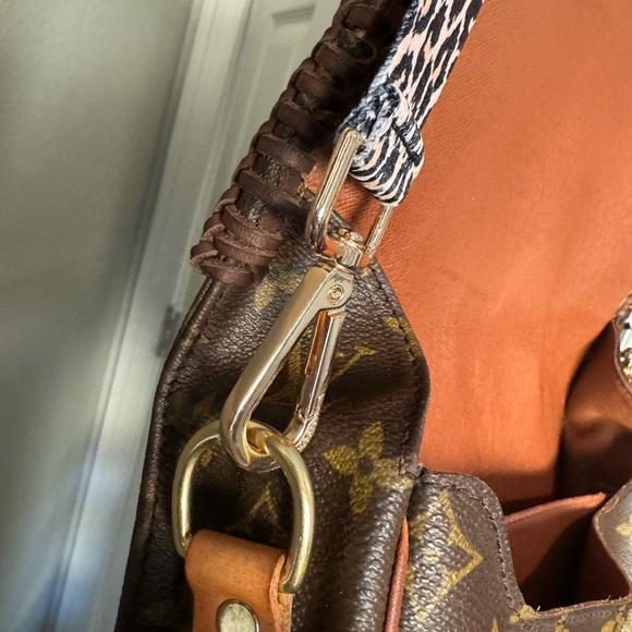 Authentic Louis Vuitton braided vintage boho crossbody fringeless - Picture 5 of 13